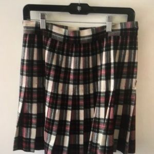 Georgio st Angelo vintage plaid pleated mini skirt